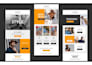 create simple and sleek landing page
